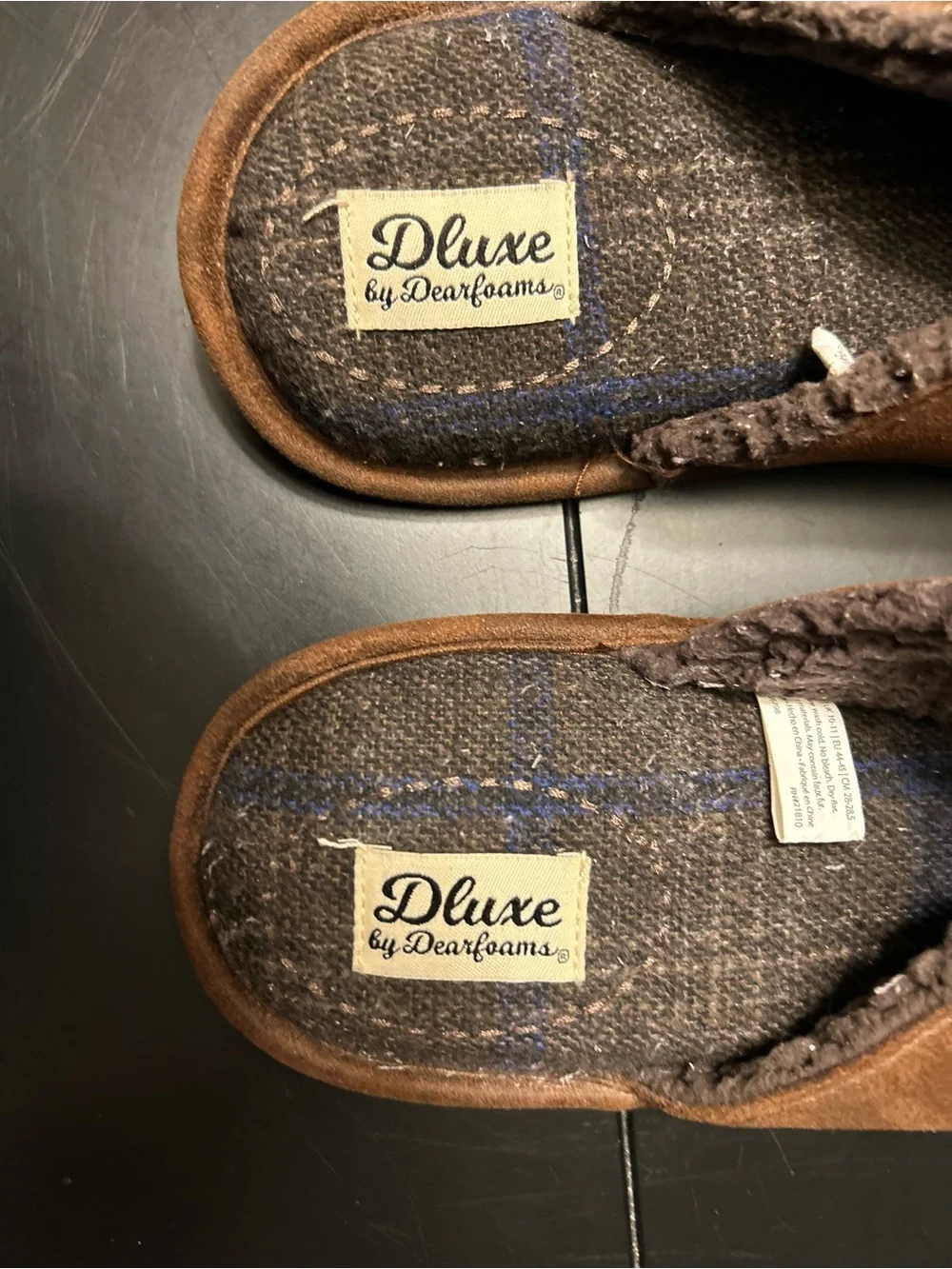 NWOT Men's Brown Suede Slipper